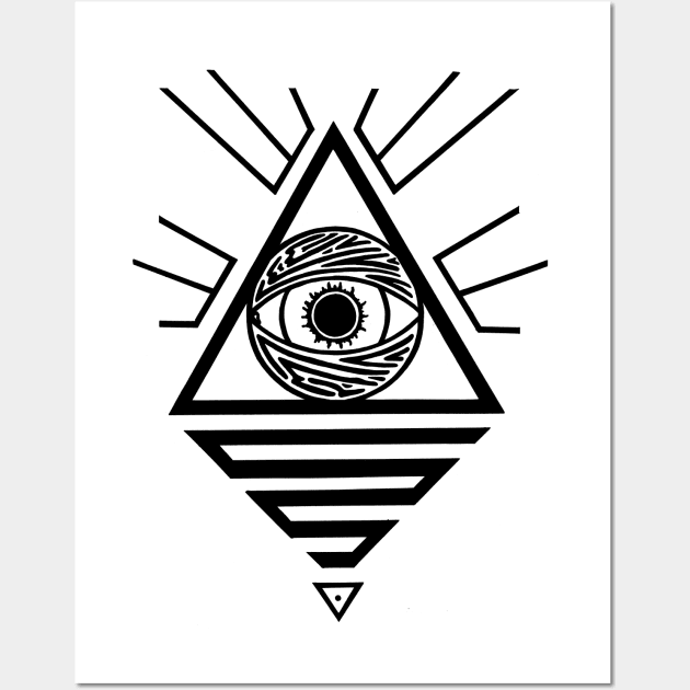 All Seeing Eye Wall Art by odinseyecustoms